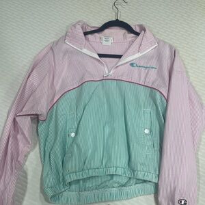 Striped vintage Campion quarter zip jacket